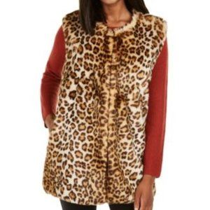 International Concepts Leopard-Print Faux-Fur Dust